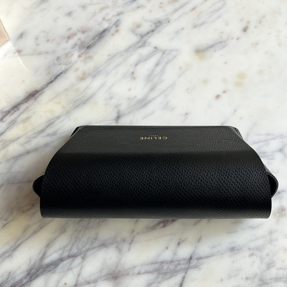 CELINE NEW BLACK AUTHENTIC SUNGLASSES EYEGLASSES CASE ONLY - Picture 3 of 3